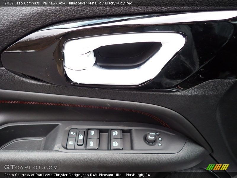 Billet Silver Metallic / Black/Ruby Red 2022 Jeep Compass Trailhawk 4x4