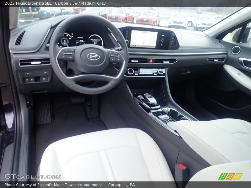  2023 Sonata SEL Medium Gray Interior