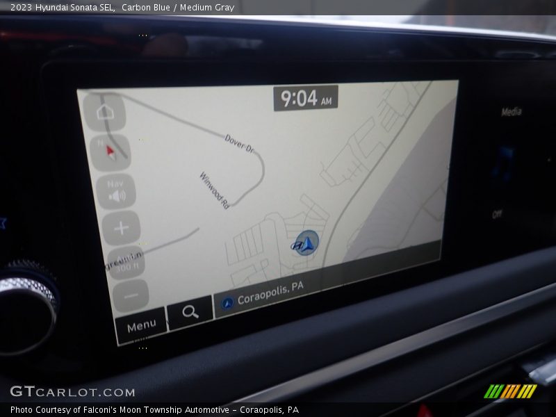 Carbon Blue / Medium Gray 2023 Hyundai Sonata SEL