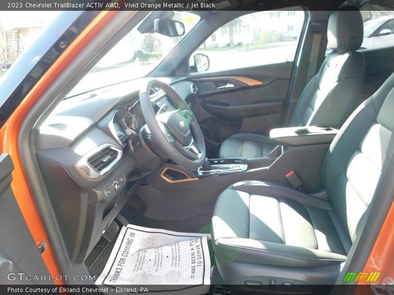 Vivid Orange Metallic / Jet Black 2023 Chevrolet TrailBlazer ACTIV AWD