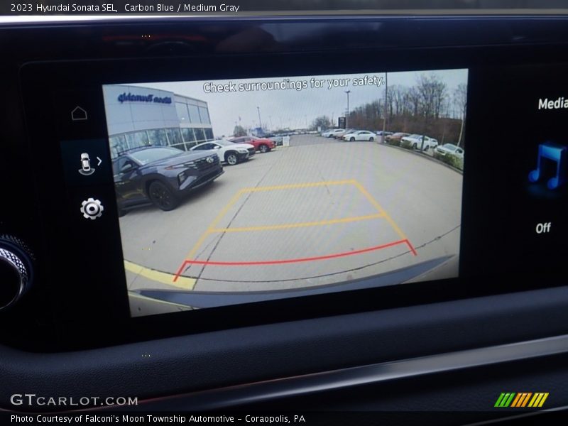 Carbon Blue / Medium Gray 2023 Hyundai Sonata SEL