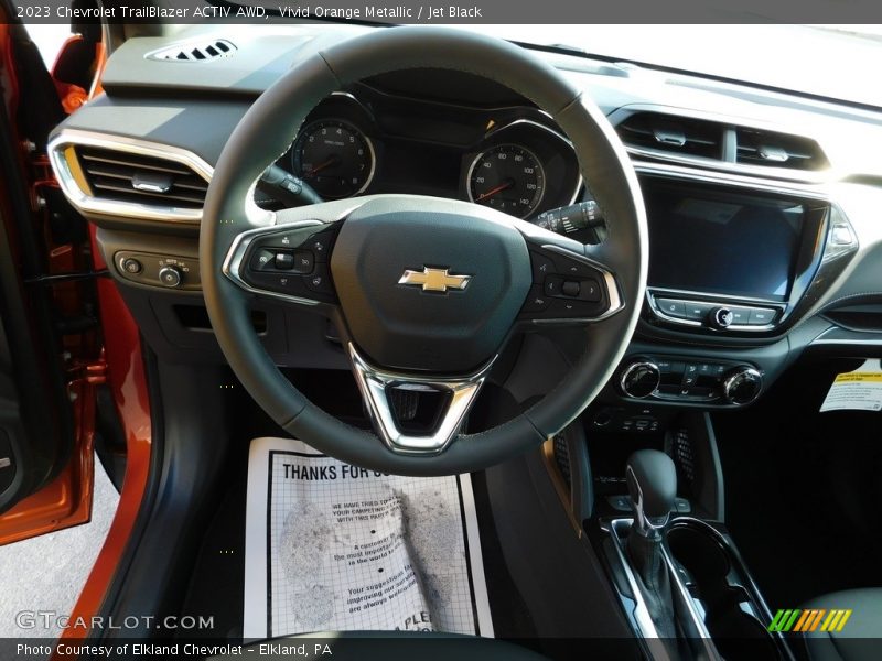 Vivid Orange Metallic / Jet Black 2023 Chevrolet TrailBlazer ACTIV AWD