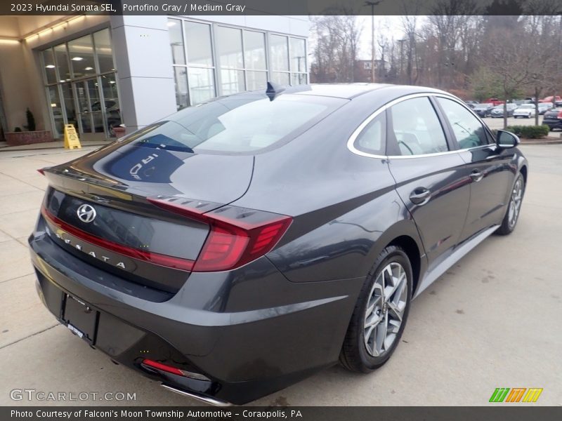 Portofino Gray / Medium Gray 2023 Hyundai Sonata SEL