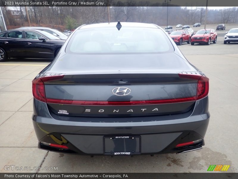 Portofino Gray / Medium Gray 2023 Hyundai Sonata SEL
