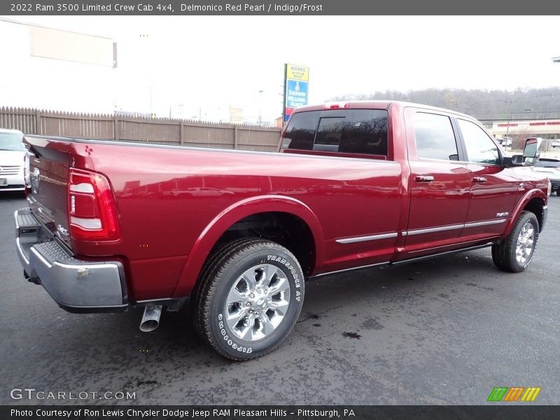 Delmonico Red Pearl / Indigo/Frost 2022 Ram 3500 Limited Crew Cab 4x4