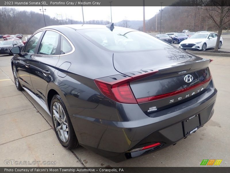 Portofino Gray / Medium Gray 2023 Hyundai Sonata SEL