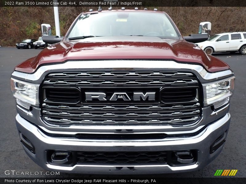 Delmonico Red Pearl / Indigo/Frost 2022 Ram 3500 Limited Crew Cab 4x4