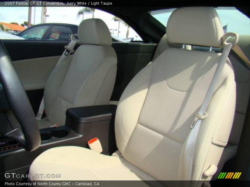 Ivory White / Light Taupe 2007 Pontiac G6 GT Convertible