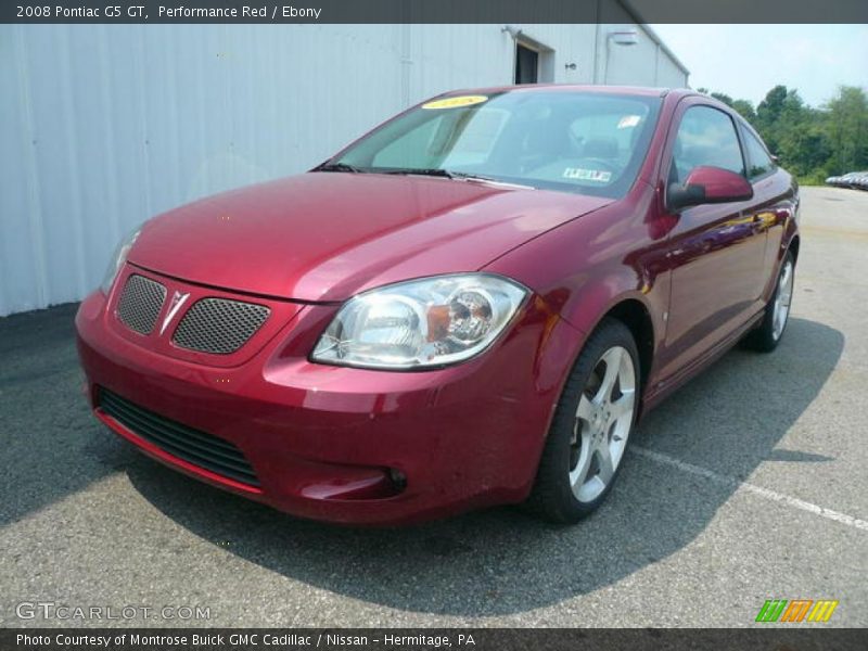 Performance Red / Ebony 2008 Pontiac G5 GT
