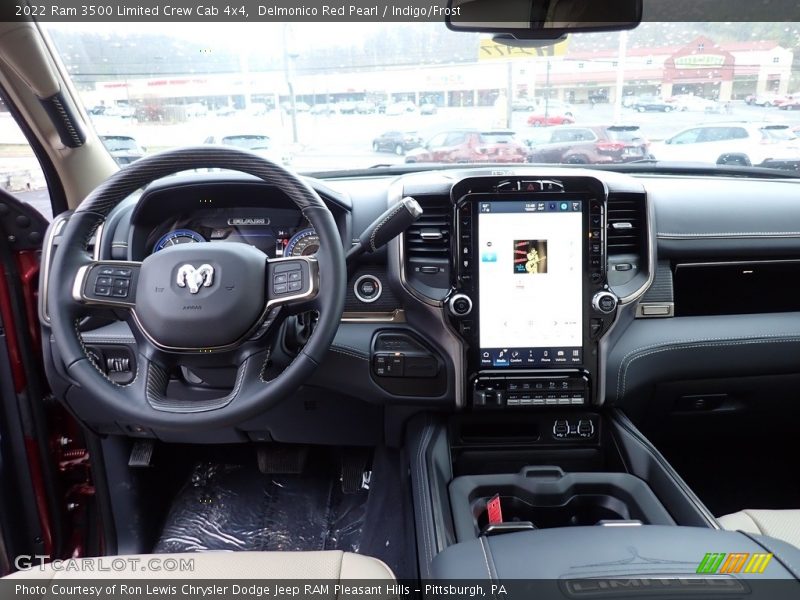 Delmonico Red Pearl / Indigo/Frost 2022 Ram 3500 Limited Crew Cab 4x4