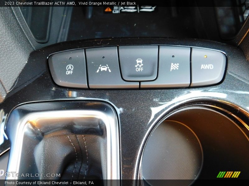 Vivid Orange Metallic / Jet Black 2023 Chevrolet TrailBlazer ACTIV AWD