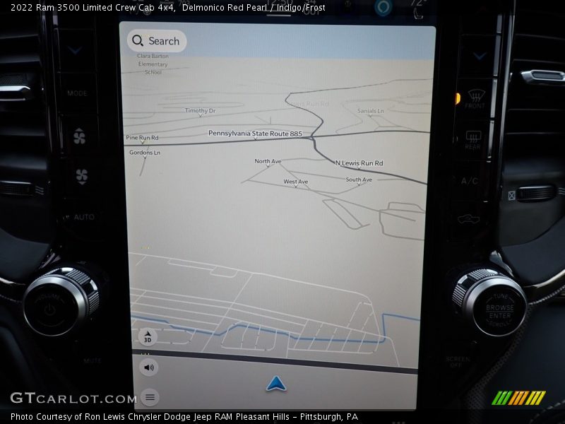 Navigation of 2022 3500 Limited Crew Cab 4x4
