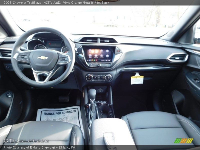 Vivid Orange Metallic / Jet Black 2023 Chevrolet TrailBlazer ACTIV AWD