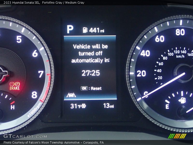 Portofino Gray / Medium Gray 2023 Hyundai Sonata SEL