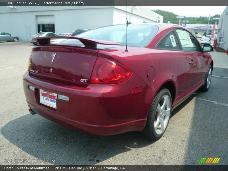 Performance Red / Ebony 2008 Pontiac G5 GT