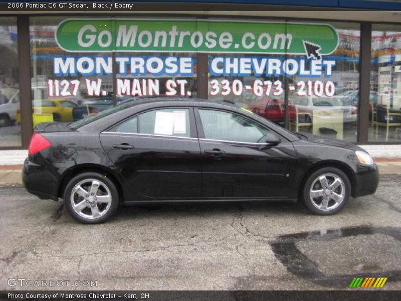Black / Ebony 2006 Pontiac G6 GT Sedan