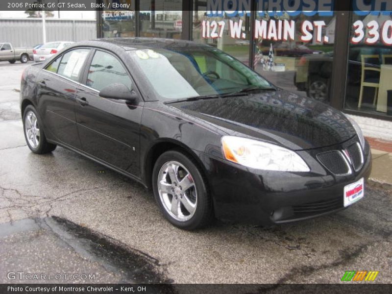 Black / Ebony 2006 Pontiac G6 GT Sedan