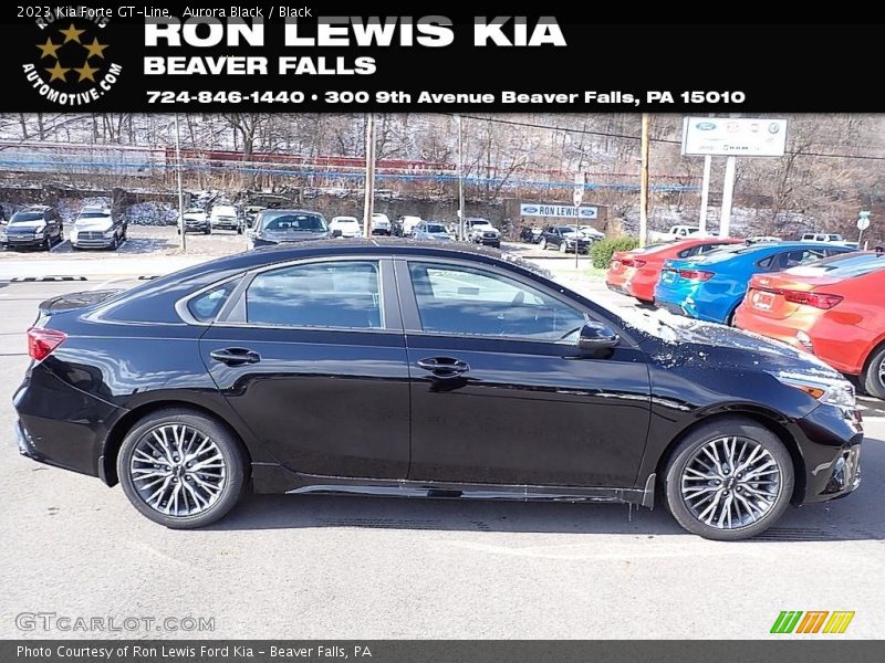 Aurora Black / Black 2023 Kia Forte GT-Line