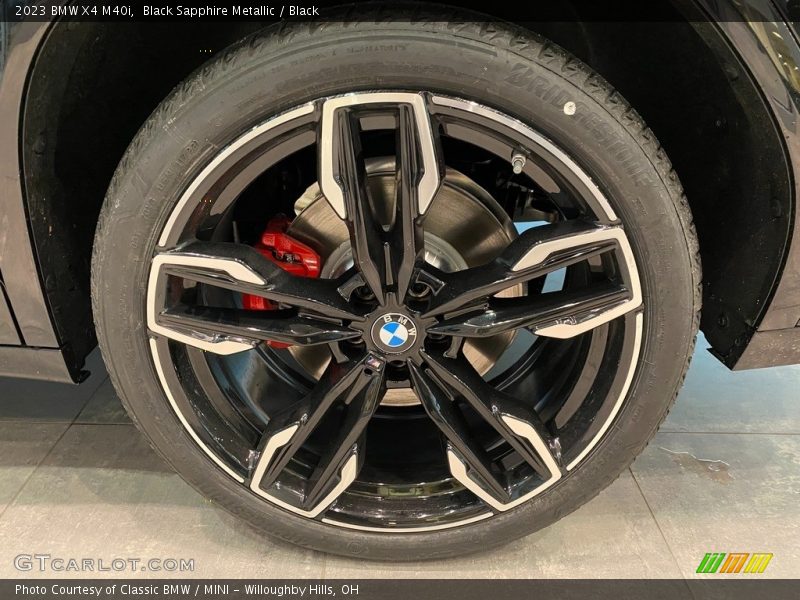 Black Sapphire Metallic / Black 2023 BMW X4 M40i