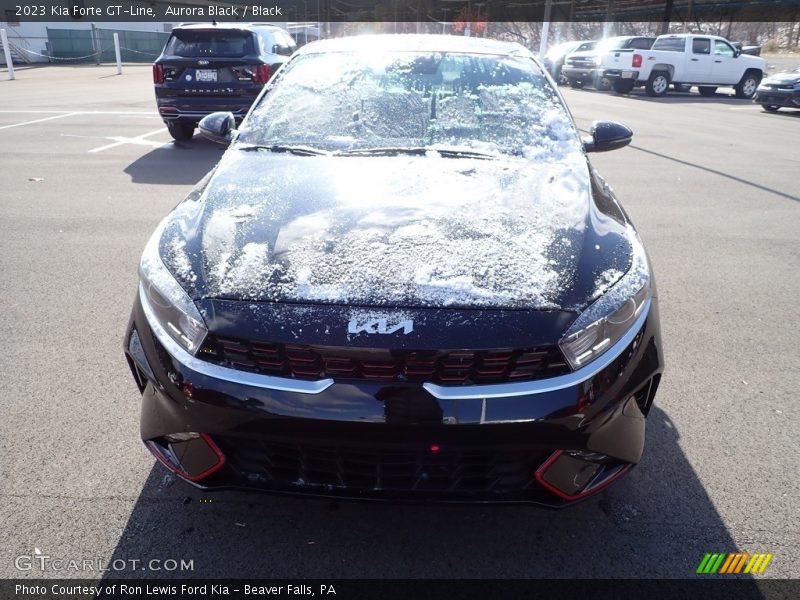 Aurora Black / Black 2023 Kia Forte GT-Line
