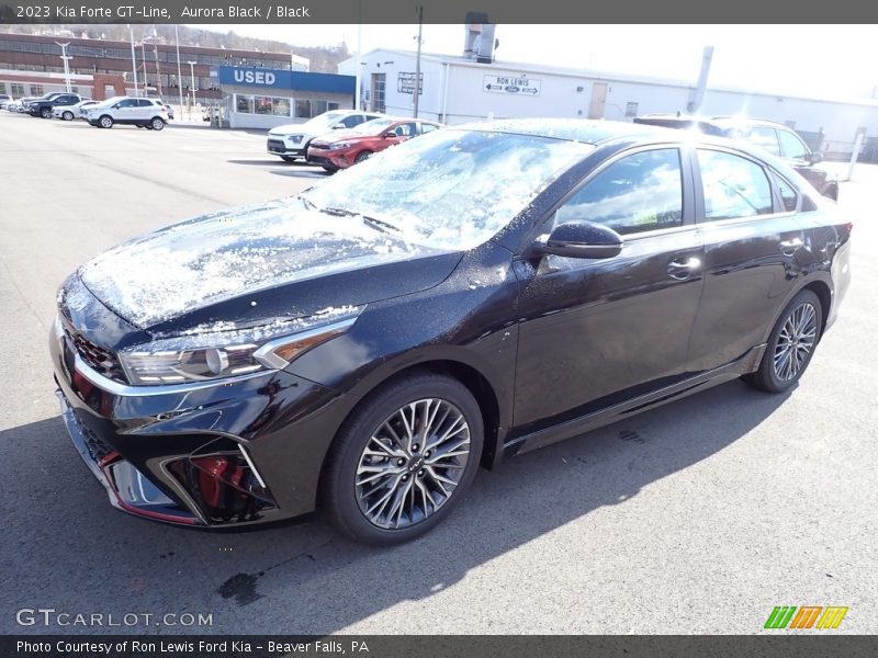 Aurora Black / Black 2023 Kia Forte GT-Line