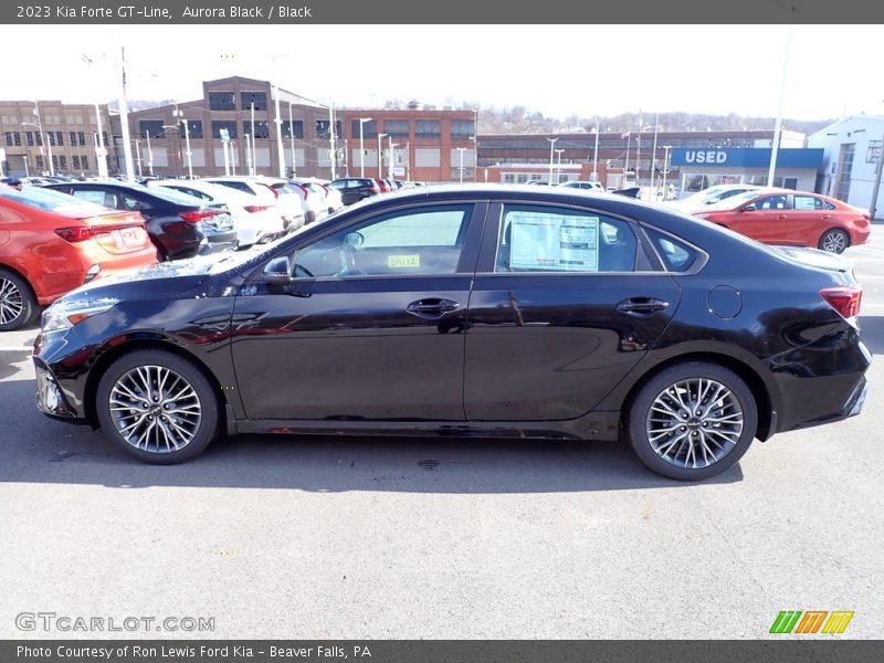 Aurora Black / Black 2023 Kia Forte GT-Line