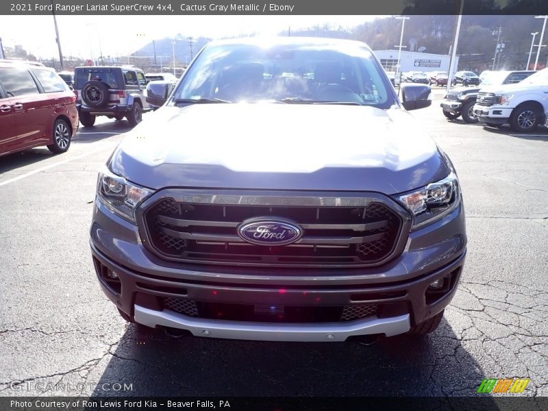 Cactus Gray Metallic / Ebony 2021 Ford Ranger Lariat SuperCrew 4x4