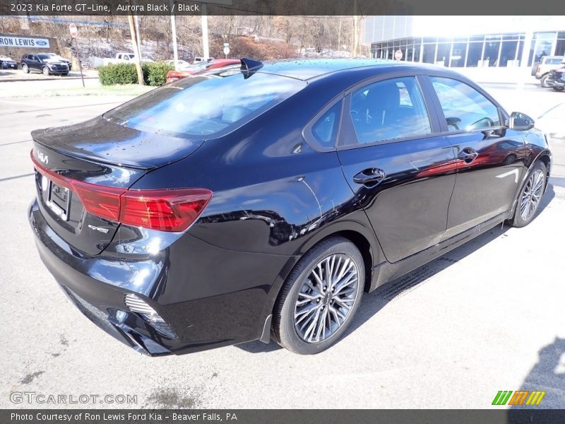 Aurora Black / Black 2023 Kia Forte GT-Line