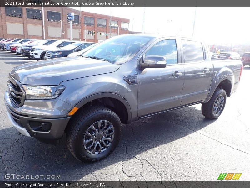 Cactus Gray Metallic / Ebony 2021 Ford Ranger Lariat SuperCrew 4x4