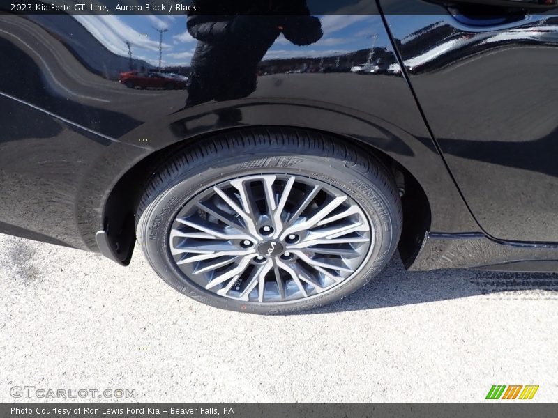 Aurora Black / Black 2023 Kia Forte GT-Line