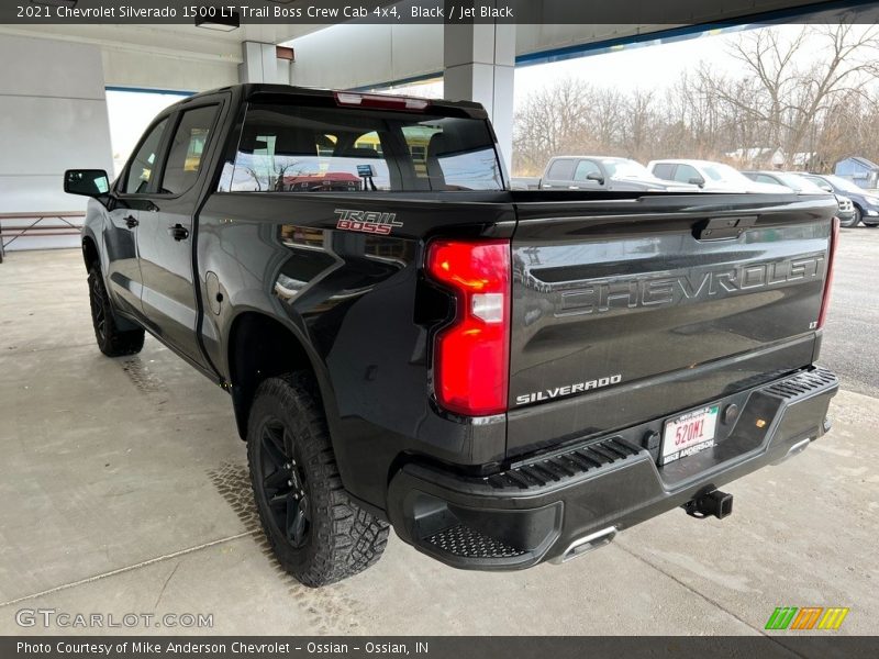 Black / Jet Black 2021 Chevrolet Silverado 1500 LT Trail Boss Crew Cab 4x4