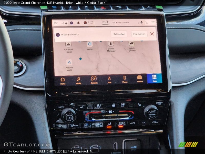 Bright White / Global Black 2022 Jeep Grand Cherokee 4XE Hybrid