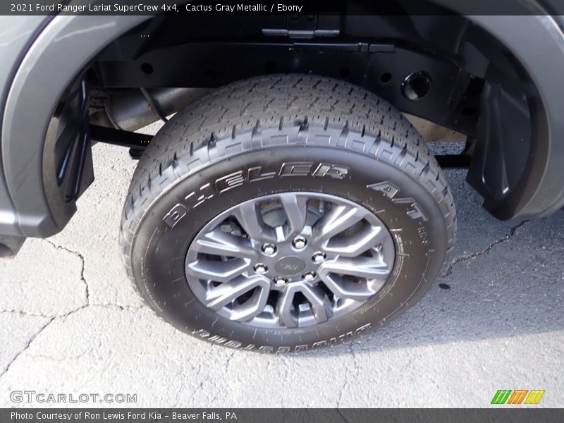 Cactus Gray Metallic / Ebony 2021 Ford Ranger Lariat SuperCrew 4x4
