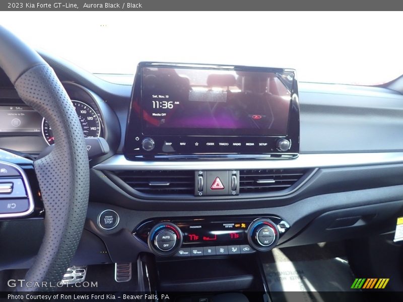 Aurora Black / Black 2023 Kia Forte GT-Line