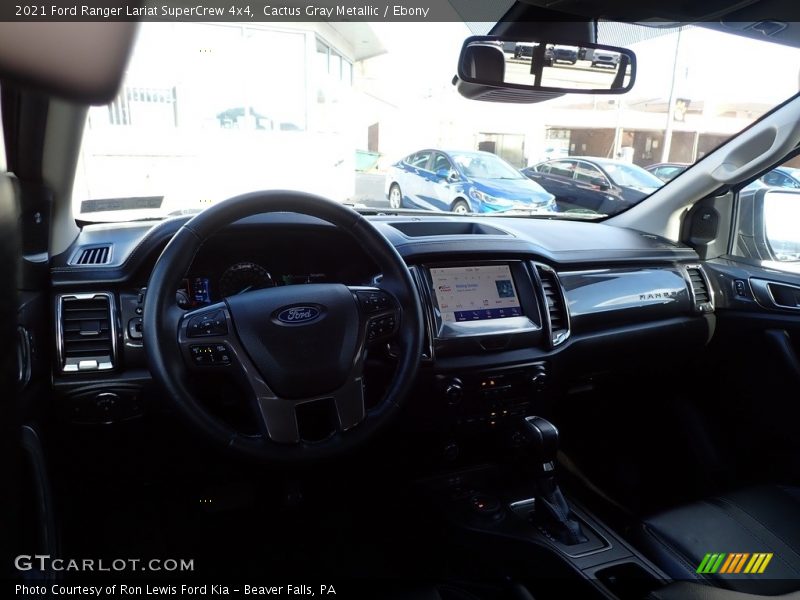 Cactus Gray Metallic / Ebony 2021 Ford Ranger Lariat SuperCrew 4x4