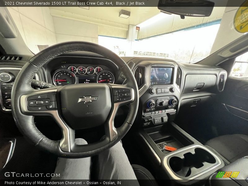 Black / Jet Black 2021 Chevrolet Silverado 1500 LT Trail Boss Crew Cab 4x4