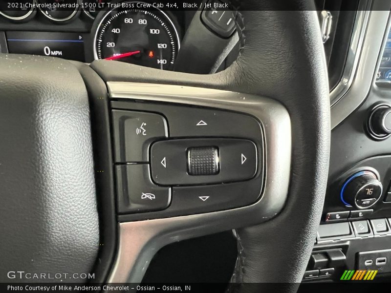 Black / Jet Black 2021 Chevrolet Silverado 1500 LT Trail Boss Crew Cab 4x4