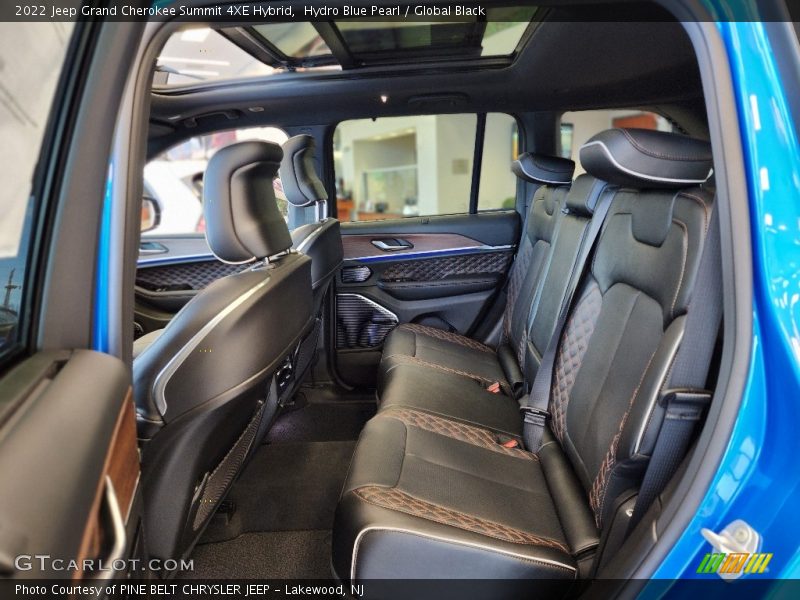 Rear Seat of 2022 Grand Cherokee Summit 4XE Hybrid