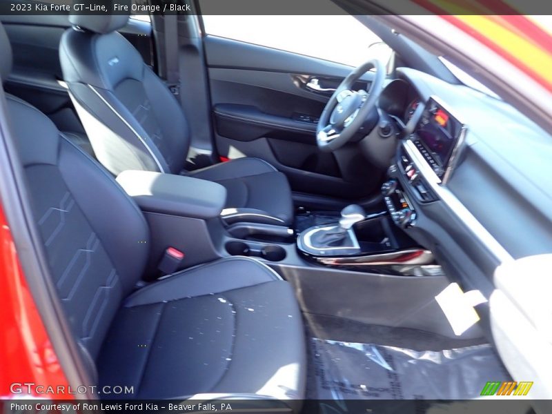 Fire Orange / Black 2023 Kia Forte GT-Line