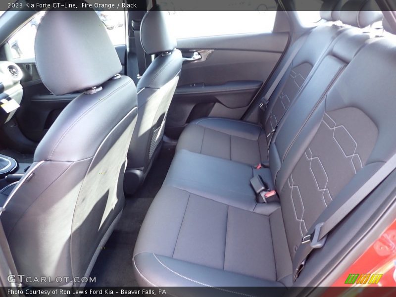 Fire Orange / Black 2023 Kia Forte GT-Line