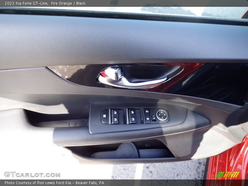 Fire Orange / Black 2023 Kia Forte GT-Line