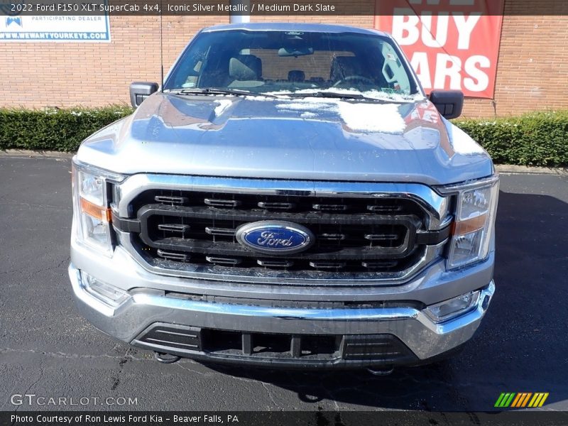 Iconic Silver Metallic / Medium Dark Slate 2022 Ford F150 XLT SuperCab 4x4