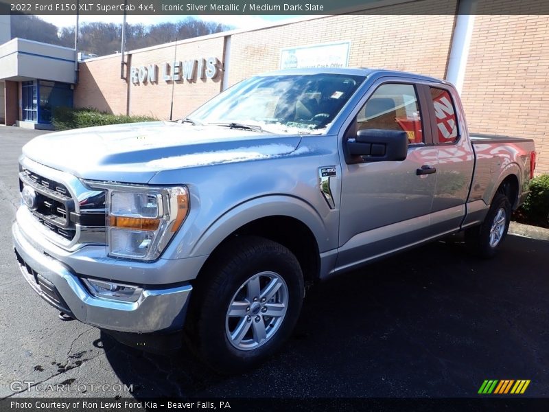 Iconic Silver Metallic / Medium Dark Slate 2022 Ford F150 XLT SuperCab 4x4