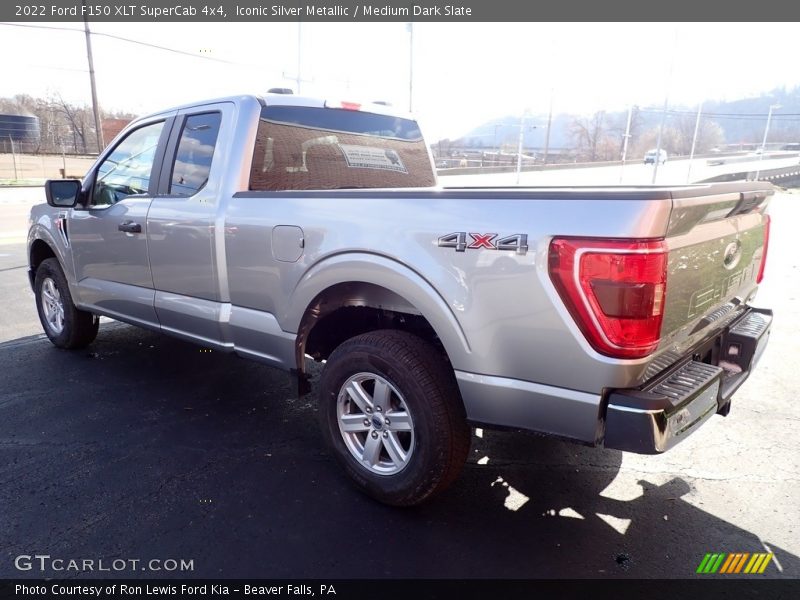 Iconic Silver Metallic / Medium Dark Slate 2022 Ford F150 XLT SuperCab 4x4