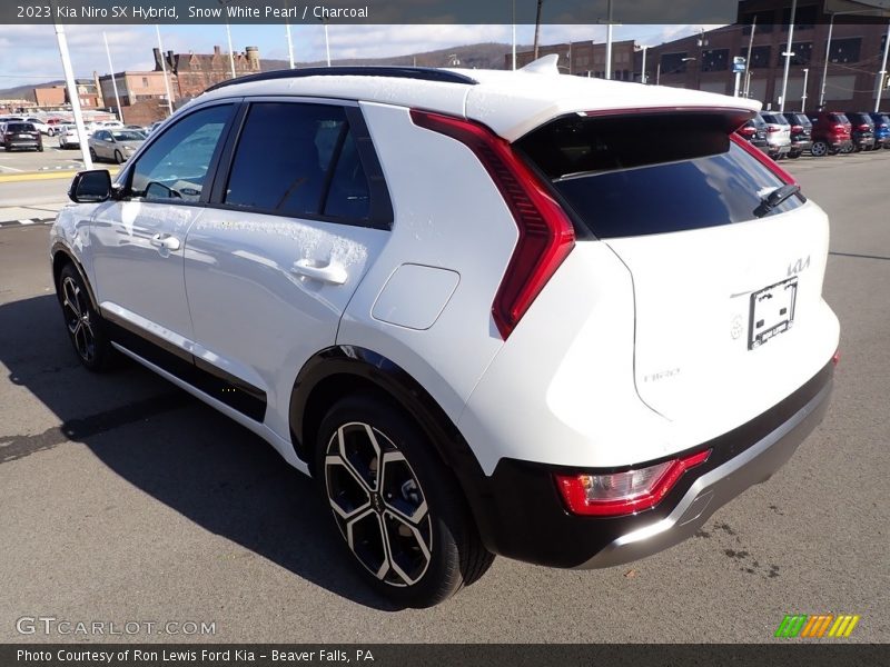 Snow White Pearl / Charcoal 2023 Kia Niro SX Hybrid
