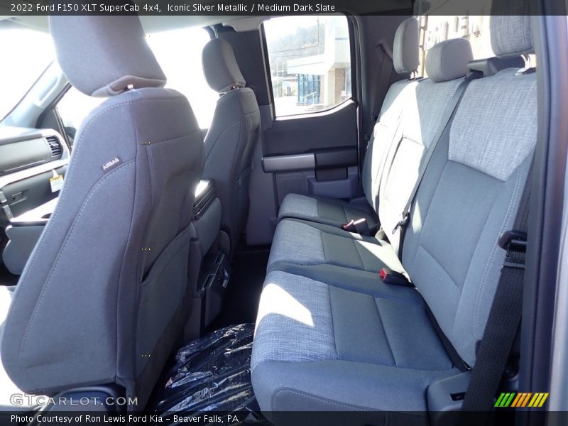 Iconic Silver Metallic / Medium Dark Slate 2022 Ford F150 XLT SuperCab 4x4