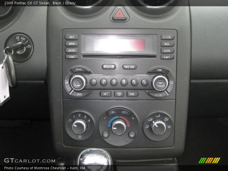Black / Ebony 2006 Pontiac G6 GT Sedan