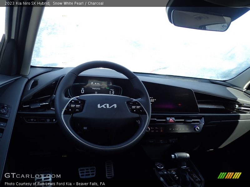 Snow White Pearl / Charcoal 2023 Kia Niro SX Hybrid