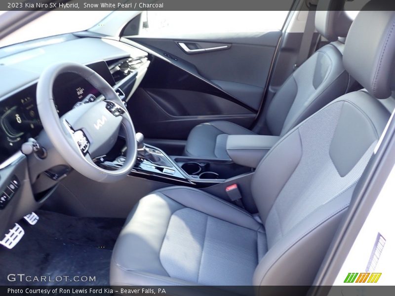 Snow White Pearl / Charcoal 2023 Kia Niro SX Hybrid