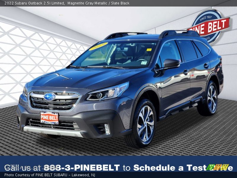 Magnetite Gray Metallic / Slate Black 2022 Subaru Outback 2.5i Limited